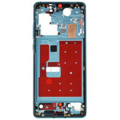 Средняя часть корпуса (рамка) для Huawei P30 Pro, голубая