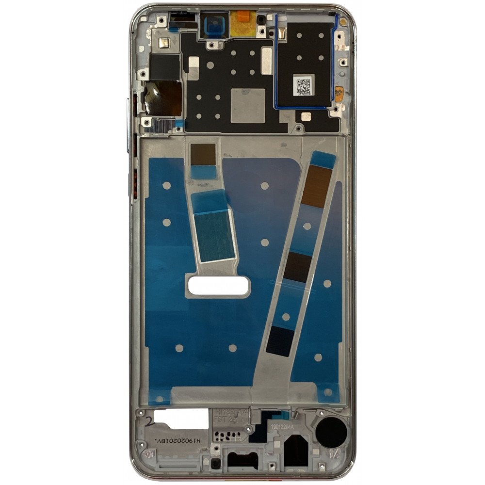 Средняя часть корпуса (рамка) для Huawei P30 Lite / Nova 4E, серебро