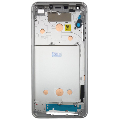 Средняя часть корпуса (рамка) для LG G6, серебро