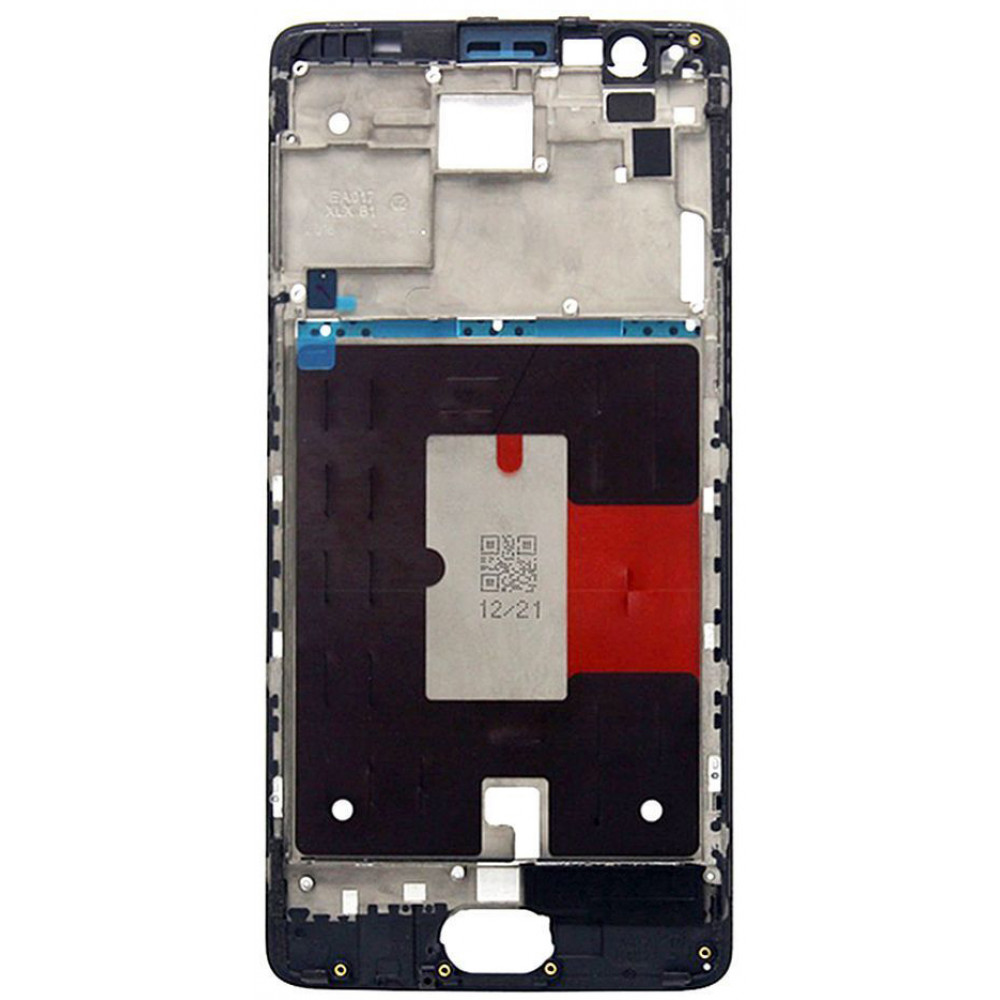 Средняя часть корпуса (рамка) для OnePlus 3 / 3T, черная