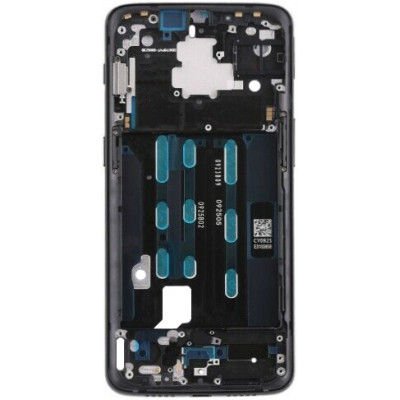 Средняя часть корпуса (рамка) для OnePlus 6T, черная