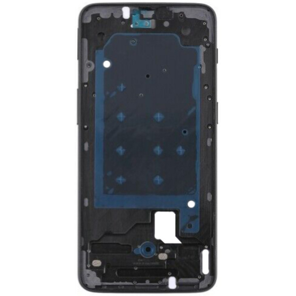 Средняя часть корпуса (рамка) для OnePlus 6T, черная