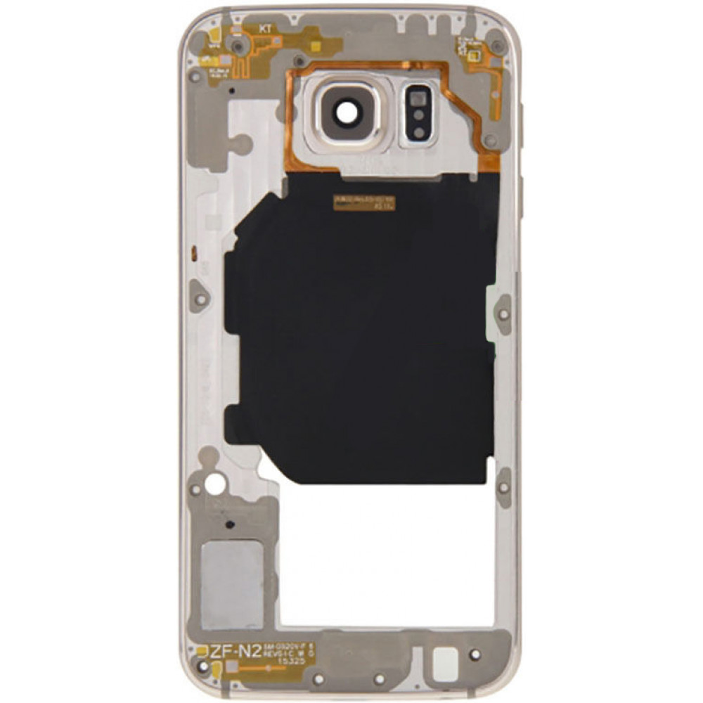 Средняя часть корпуса (рамка) для Samsung Galaxy S6 ( G920F ) золото