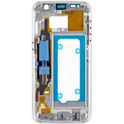 Средняя часть корпуса (рамка) для Samsung Galaxy S7 (G930) серебро