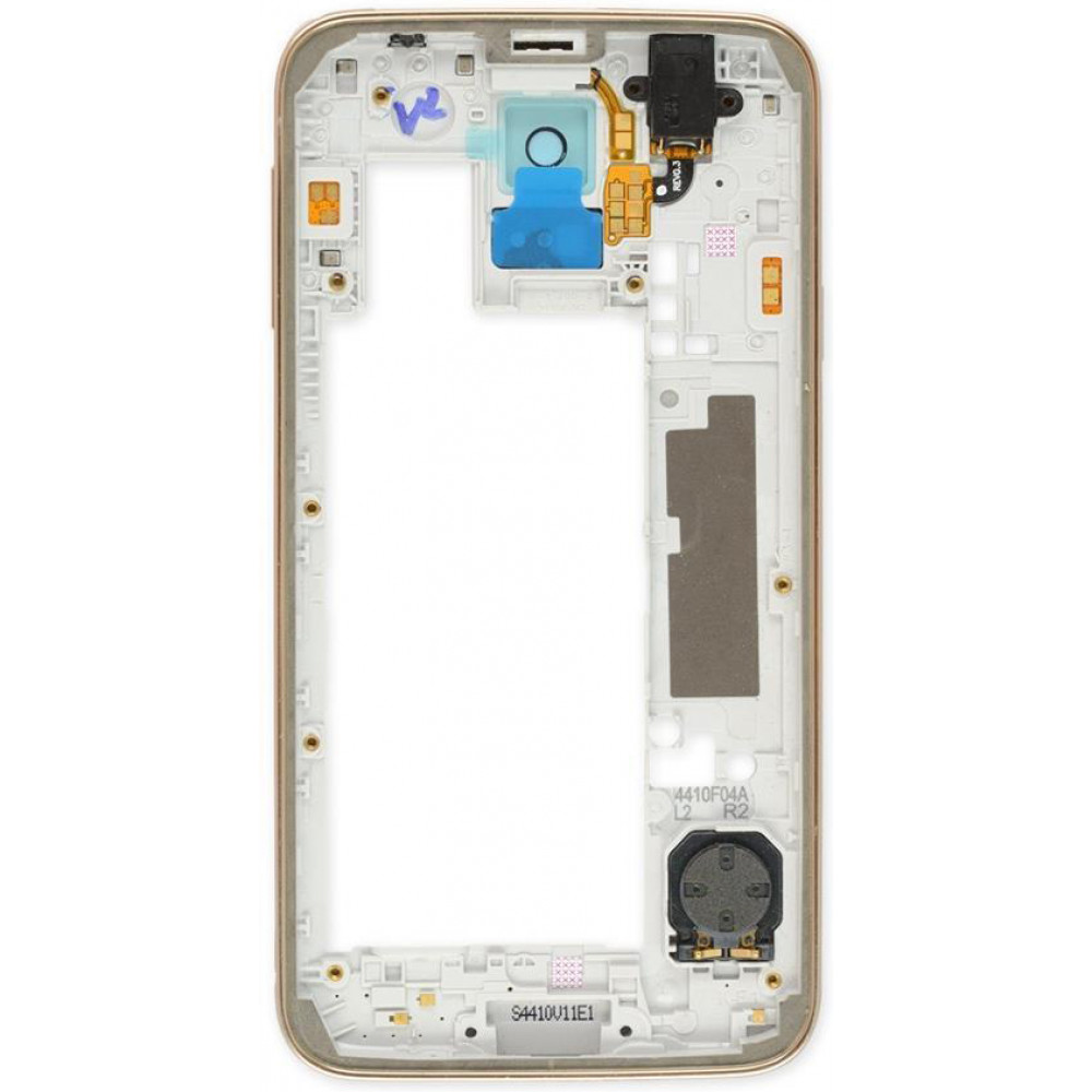 Средняя часть корпуса (рамка) для Samsung Galaxy S5 (G900F 2014) золото