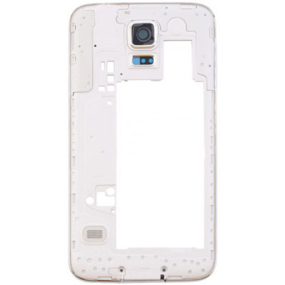Средняя часть корпуса (рамка) для Samsung Galaxy S5 (G900F 2014) серебро