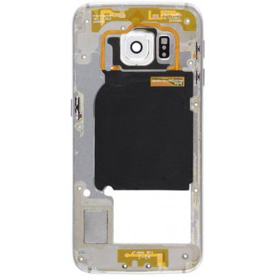Средняя часть корпуса (рамка) для Samsung Galaxy S6 Edge ( G925F ) белая