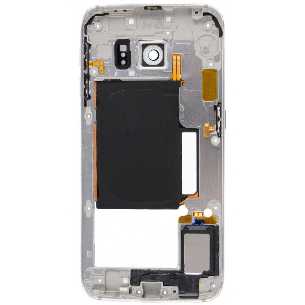 Средняя часть корпуса (рамка) для Samsung Galaxy S6 Edge ( G925F ) белая