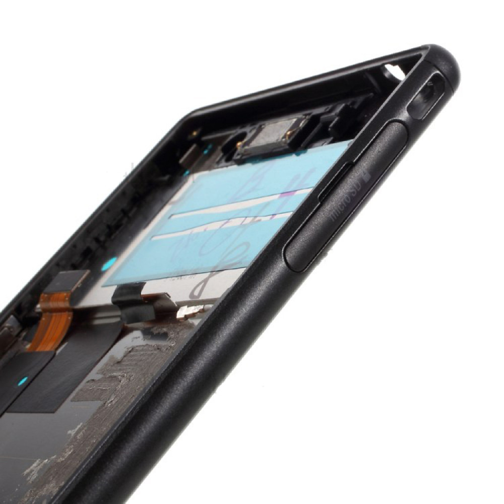 Средняя часть корпуса (рамка) для Sony Xperia M4 Aqua, черная