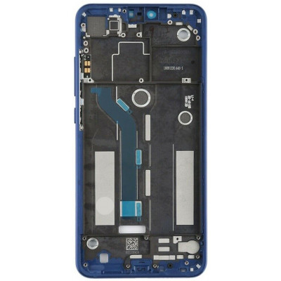 Средняя часть корпуса (рамка) для Xiaomi Mi8 Lite, синяя