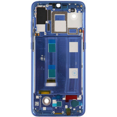 Средняя часть корпуса (рамка) для Xiaomi Mi9, синяя
