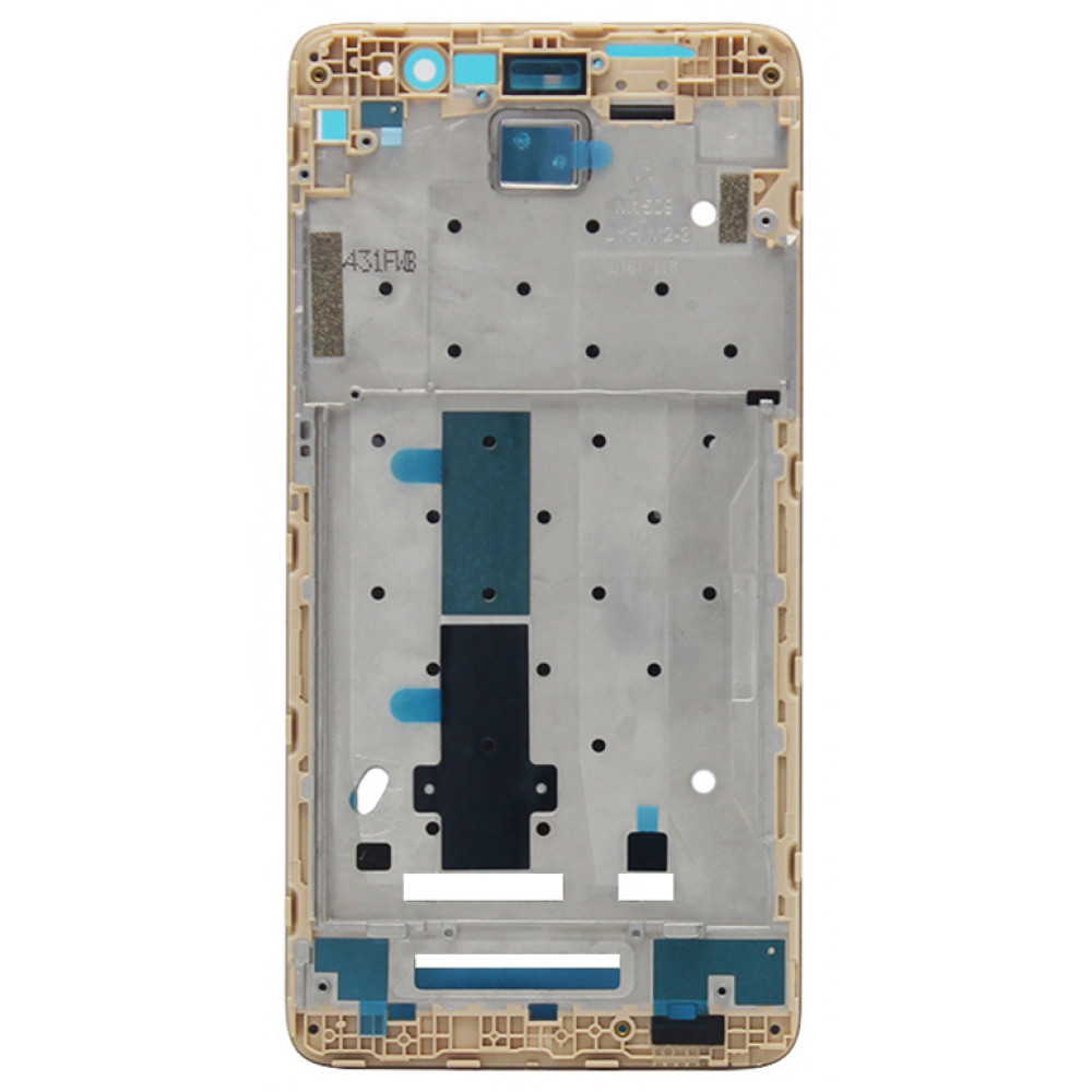 Средняя часть корпуса (рамка) для Xiaomi Redmi Note 3 Pro SE, золотая