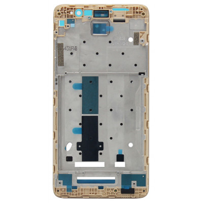 Средняя часть корпуса (рамка) для Xiaomi Redmi Note 3 Pro SE, золотая