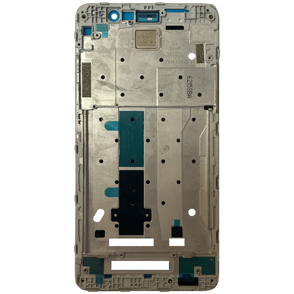 Средняя часть корпуса (рамка) для Xiaomi Redmi Note 3 Pro SE, серебро