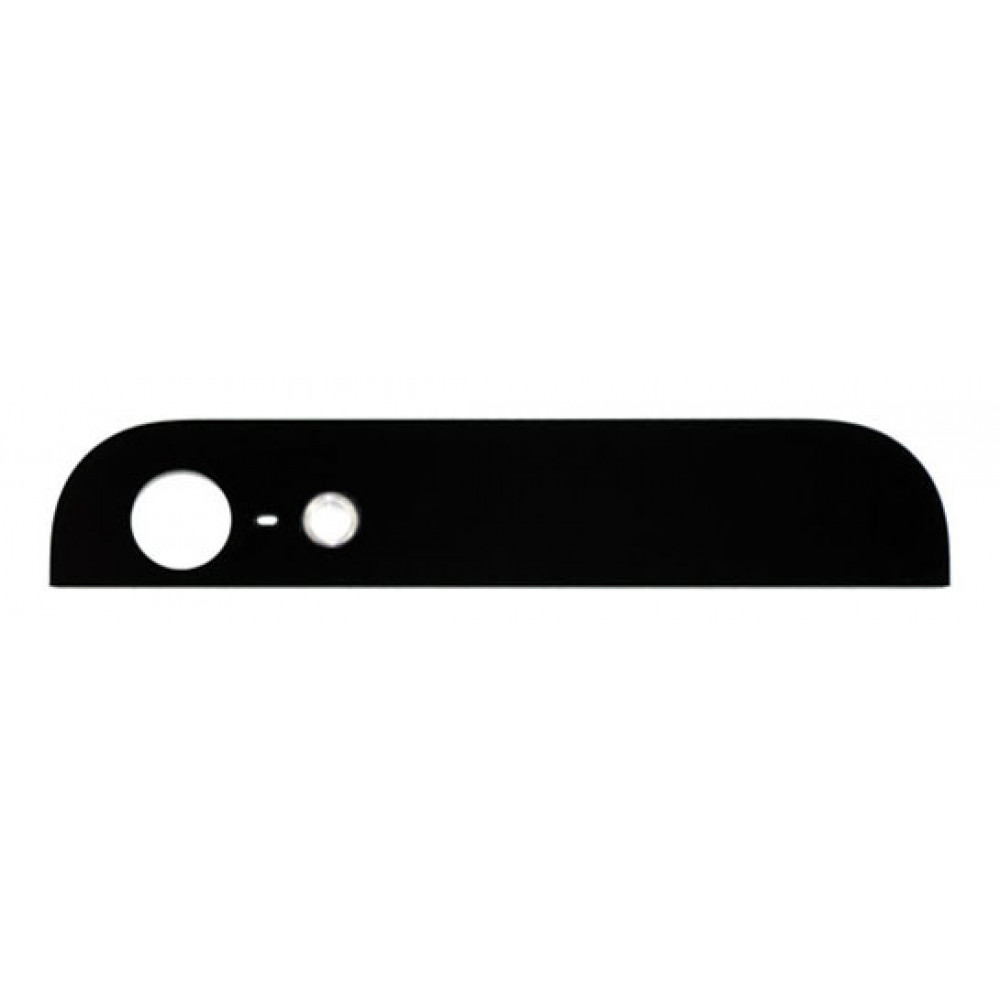 Стекло (верхнее) задней части корпуса для iPhone 5, черное