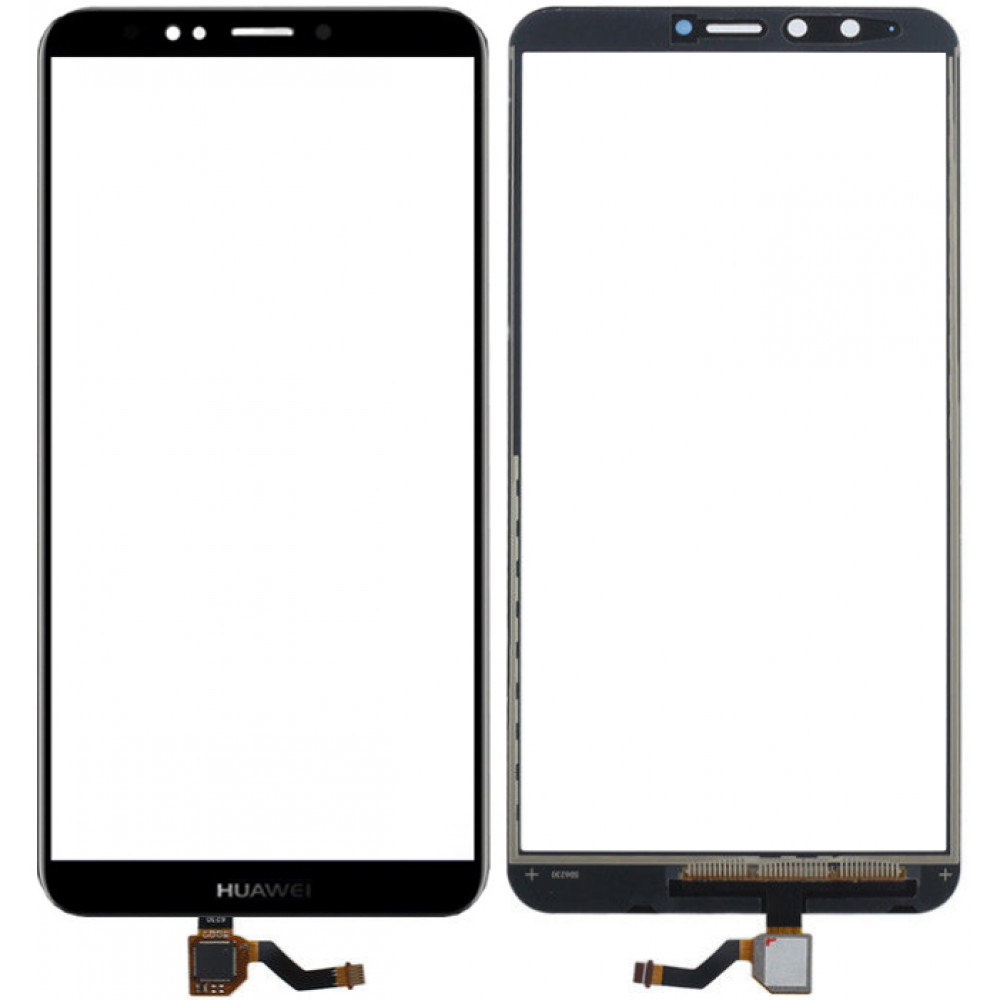 Сенсорное стекло (тачскрин) для Huawei Enjoy 8 Plus, черное