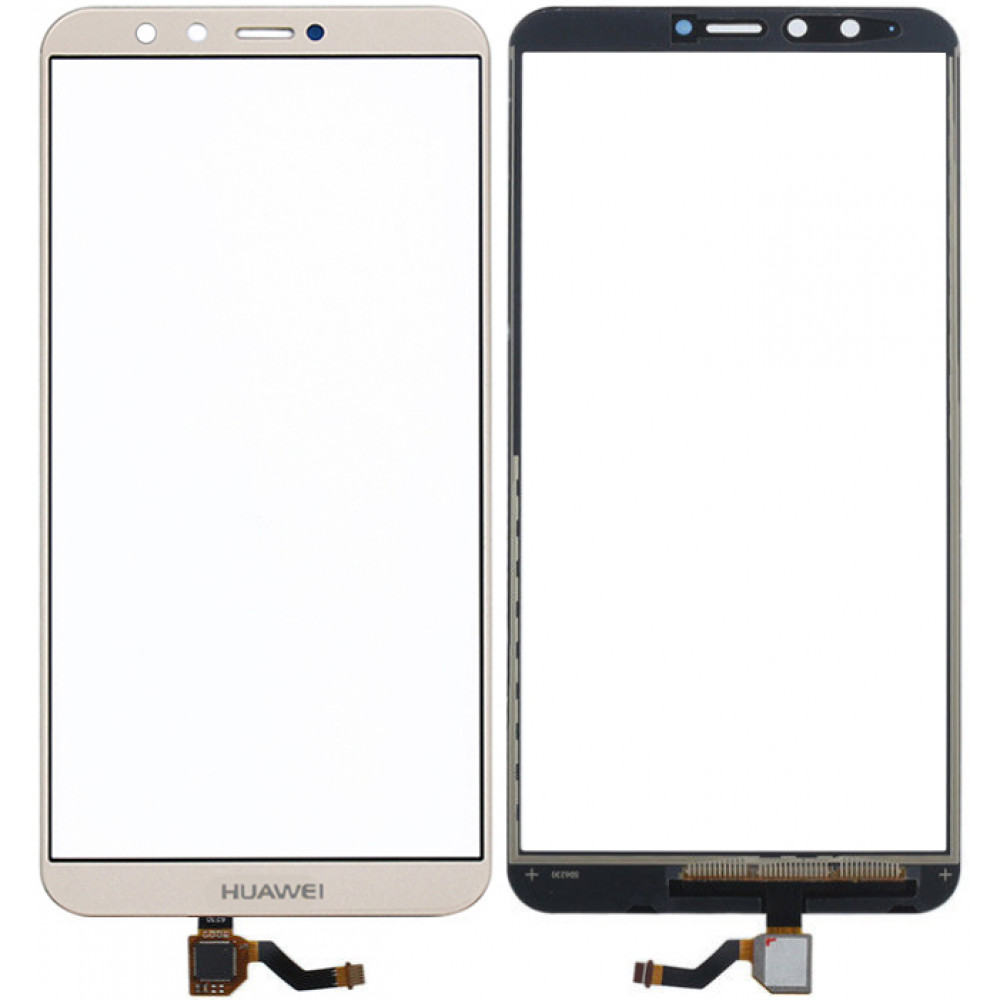 Сенсорное стекло (тачскрин) для Huawei Enjoy 8 Plus, золотое