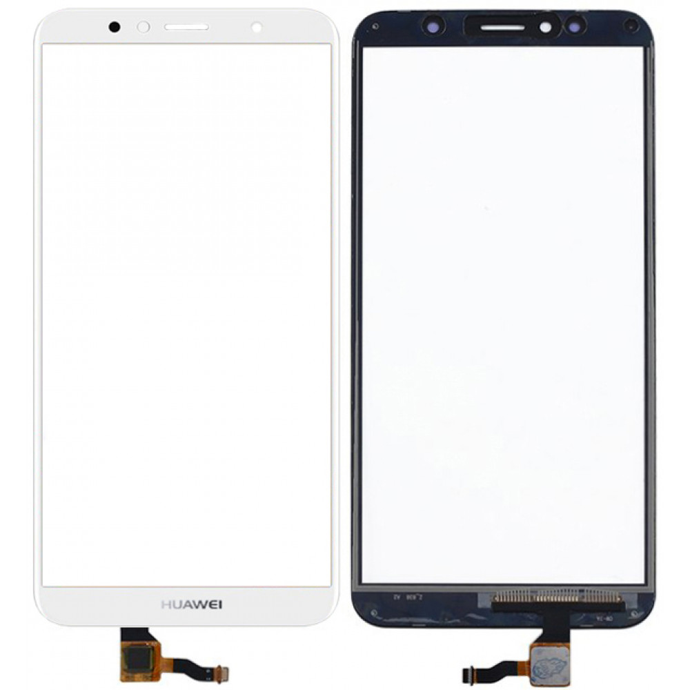 Сенсорное стекло (тачскрин) для Huawei Enjoy 8e, белое