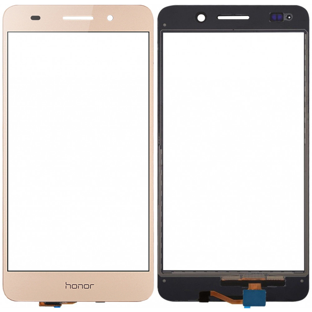 Сенсорное стекло (тачскрин) для Huawei Honor 5A / Y6 II (2016), золотое