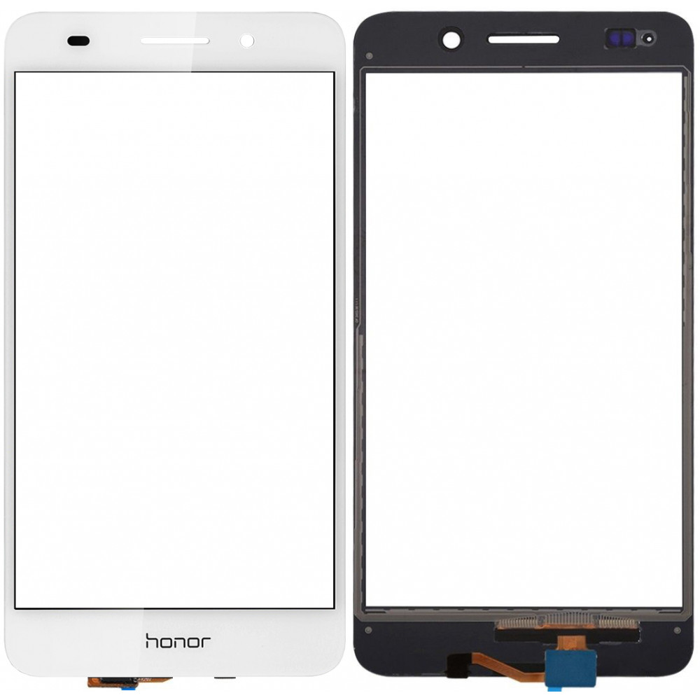 Сенсорное стекло (тачскрин) для Huawei Honor 5A / Y6 II (2016), белое