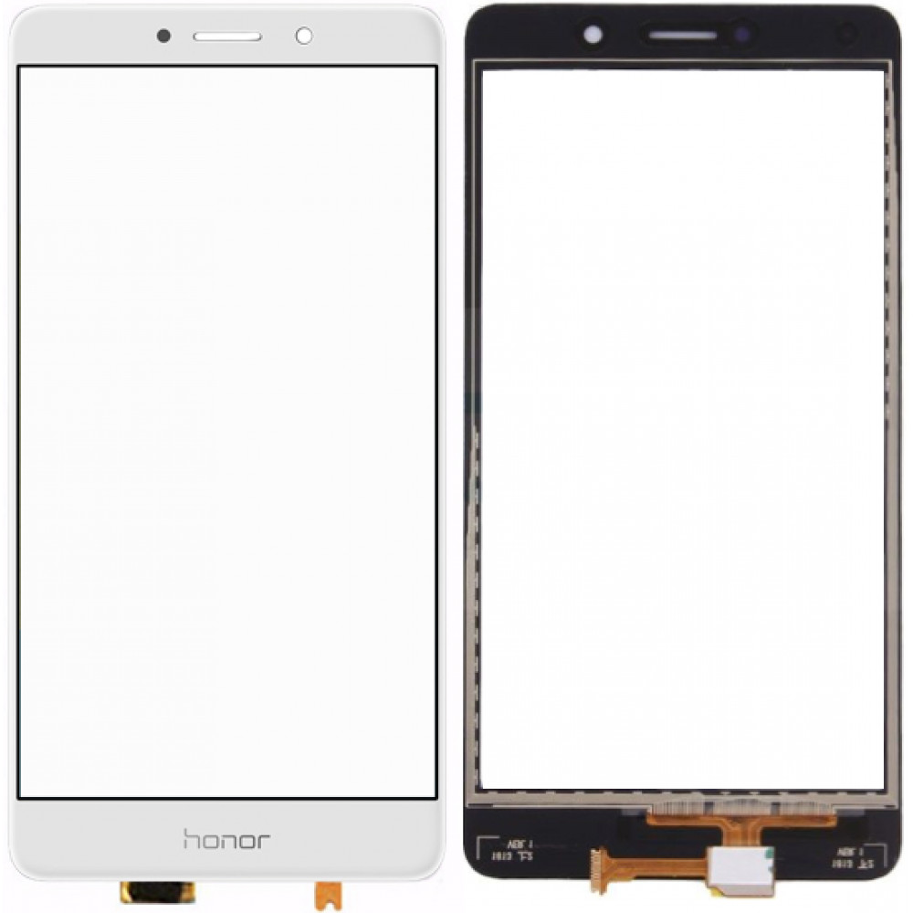Сенсорное стекло (тачскрин) для Huawei Honor 6X, белое