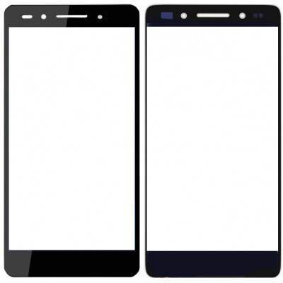 Сенсорное стекло (тачскрин) для Huawei Honor 7, черное