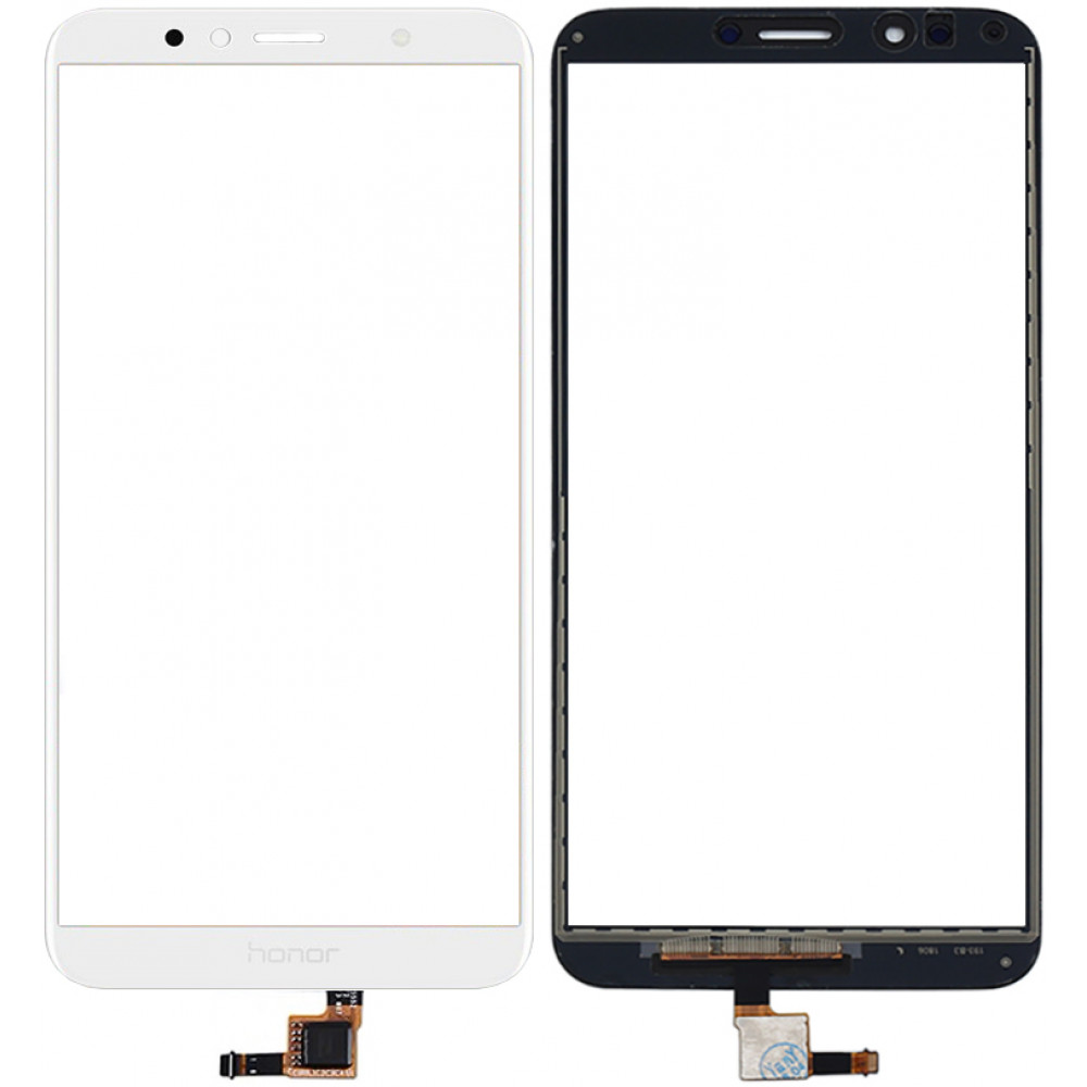 Сенсорное стекло (тачскрин) для Huawei Honor 7C, белое