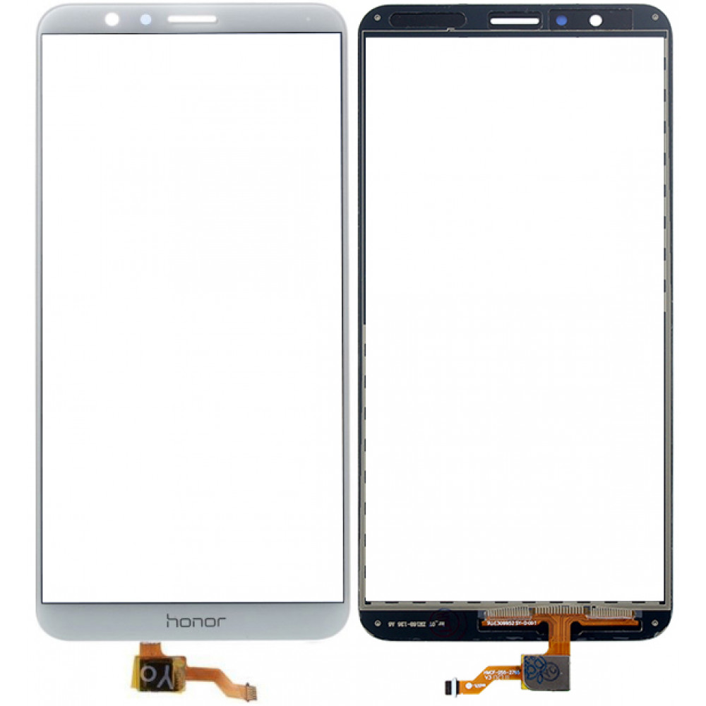 Сенсорное стекло (тачскрин) для Huawei Honor 7X, белое