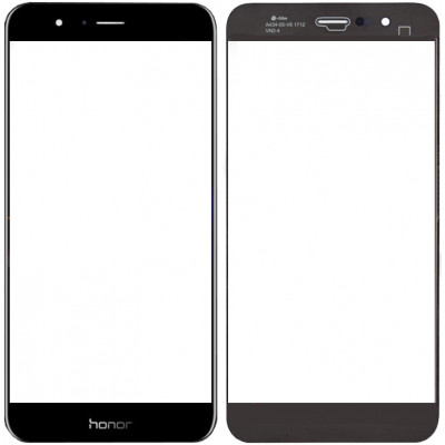 Сенсорное стекло (тачскрин) для Huawei Honor 8 Pro / V9, черное