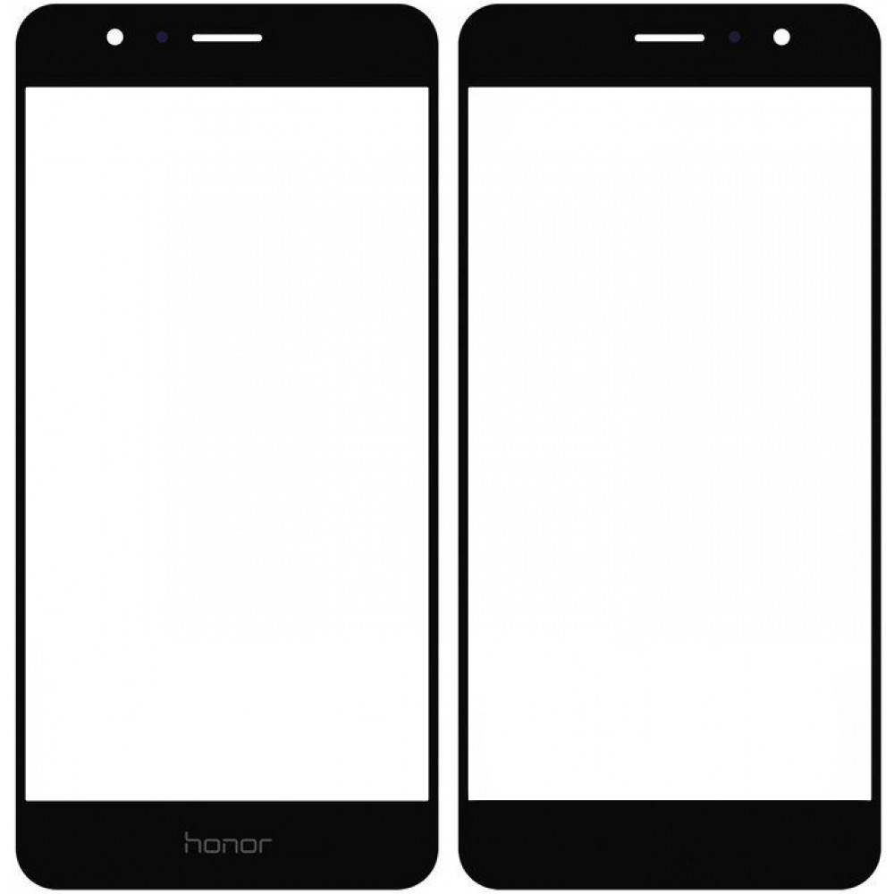 Сенсорное стекло (тачскрин) для Huawei Honor 8, черное