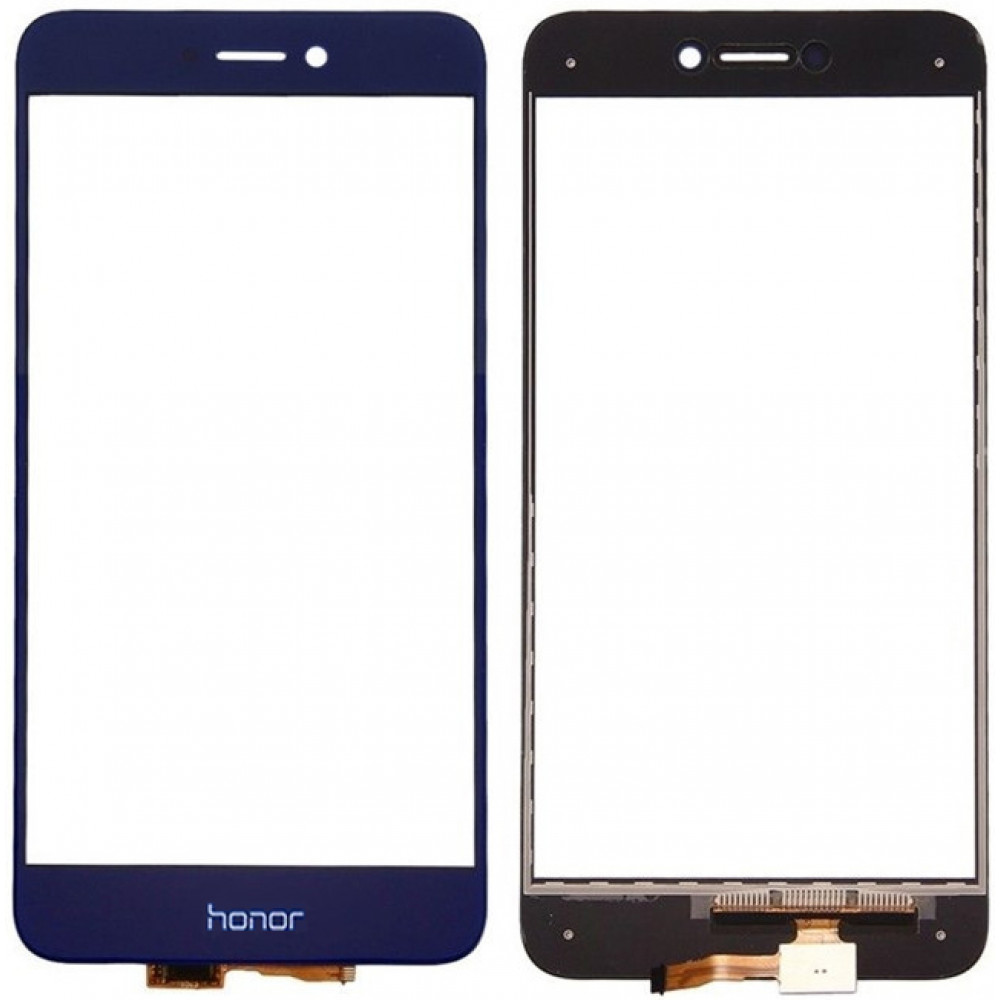Сенсорное стекло (тачскрин) для Huawei Honor 8 Lite, синее