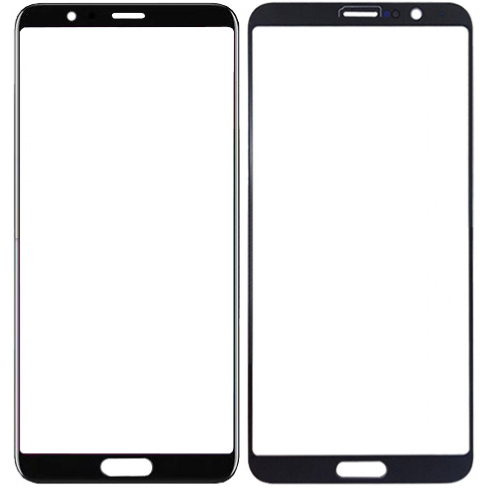 Сенсорное стекло (тачскрин) для Huawei Honor V10 (View 10), черное