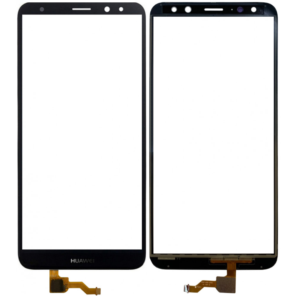 Сенсорное стекло (тачскрин) для Huawei Nova 2i, черное