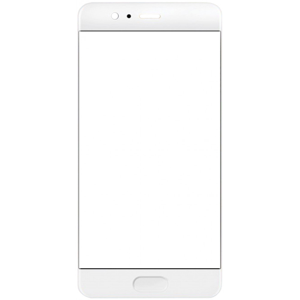 Сенсорное стекло (тачскрин) для Huawei P10 Plus с датчиком отпечатка, белое