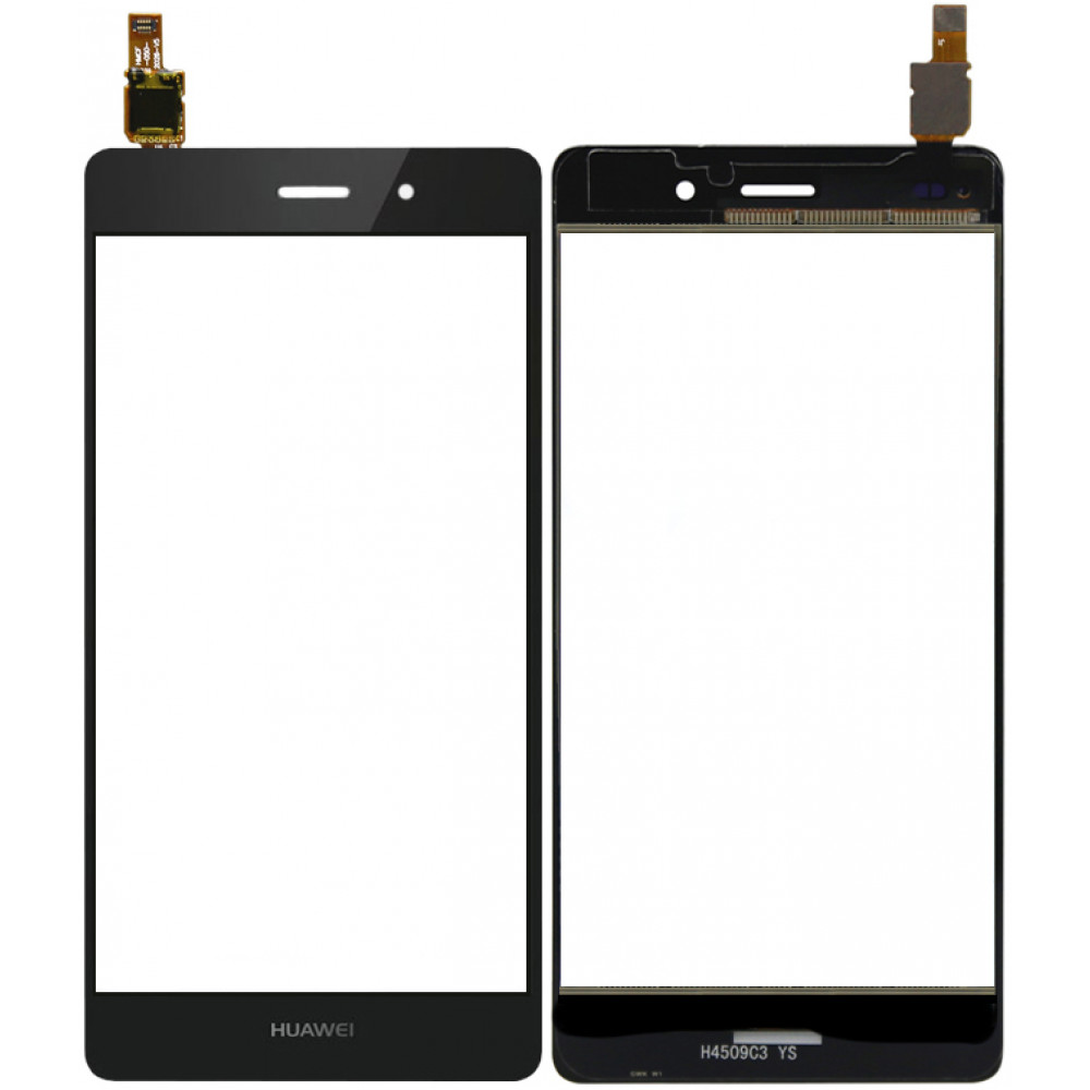 Сенсорное стекло (тачскрин) для Huawei P8 Lite (2015), черное