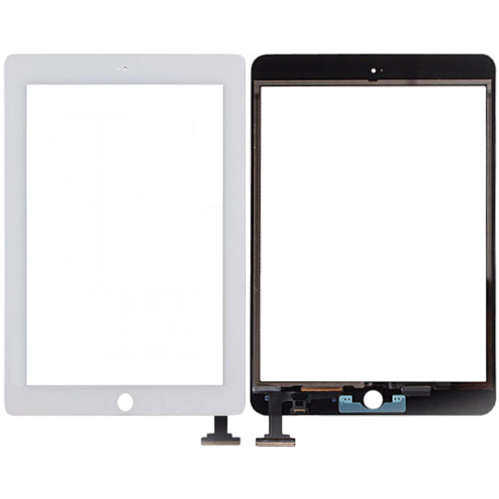 Сенсорное стекло (тачсрин) для iPad Mini/ iPad Mini 2 White