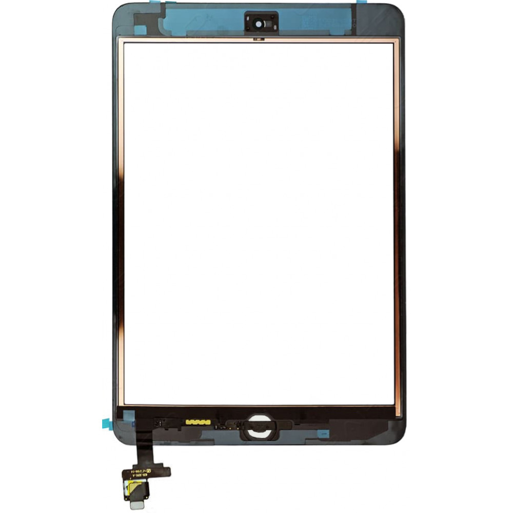 Сенсорное стекло (тачскрин) для iPad Mini / Mini 2 с кнопкой HOME и контроллером, белое