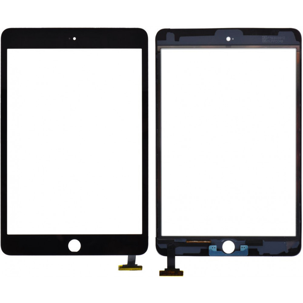 Сенсорное стекло (тачскрин) для iPad Mini 3, черное