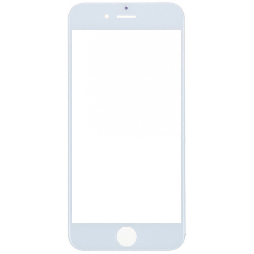 Стекло дисплея с рамкой для iPhone 6 белое