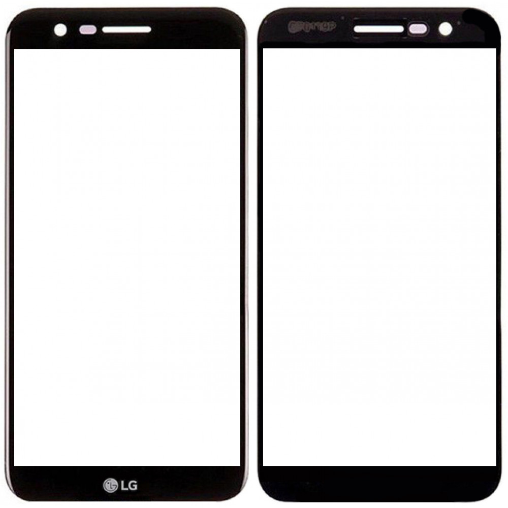Сенсорное стекло (тачскрин) для LG K20 Plus, черное