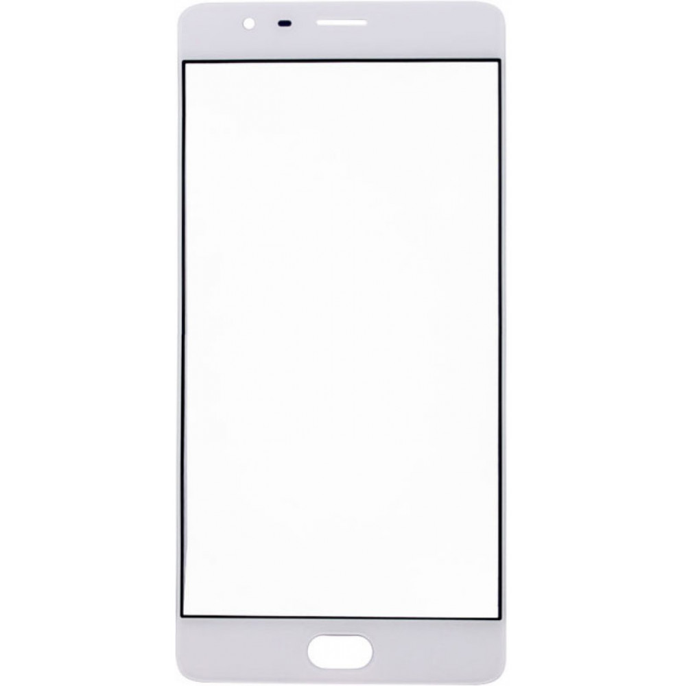 Сенсорное стекло (тачскрин) для OnePlus 3, белое