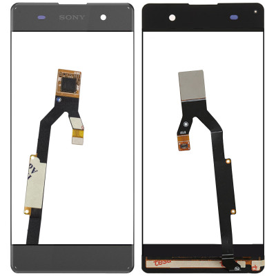 Сенсорное стекло (тачскрин) для Sony Xperia XA, черное
