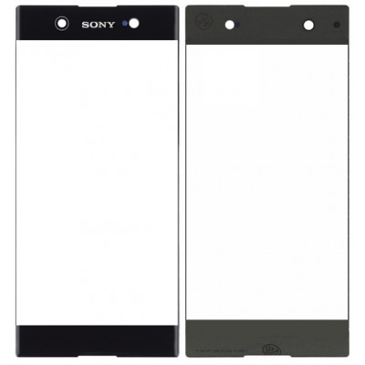 Сенсорное стекло (тачскрин) для Sony Xperia XA1 Ultra, черное