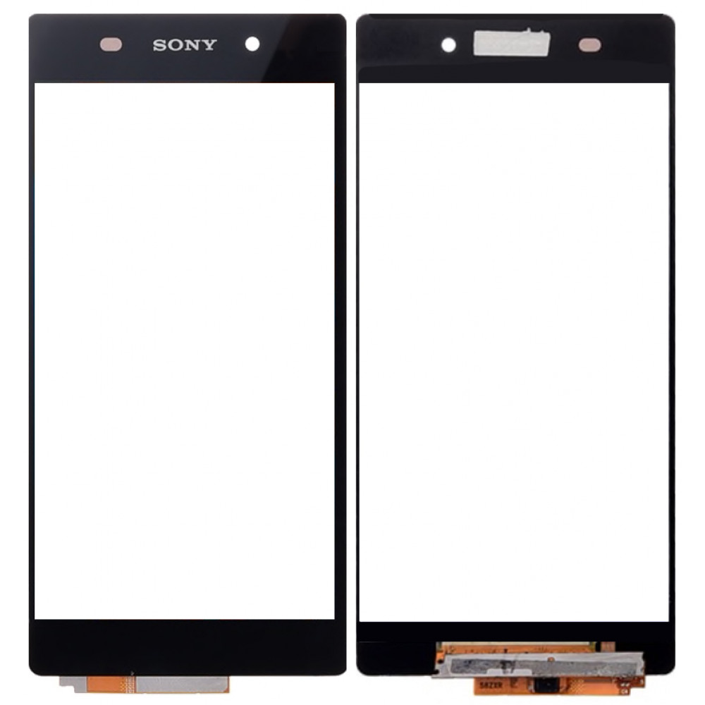 Сенсорное стекло (тачскрин) для Sony Xperia Z2, черное