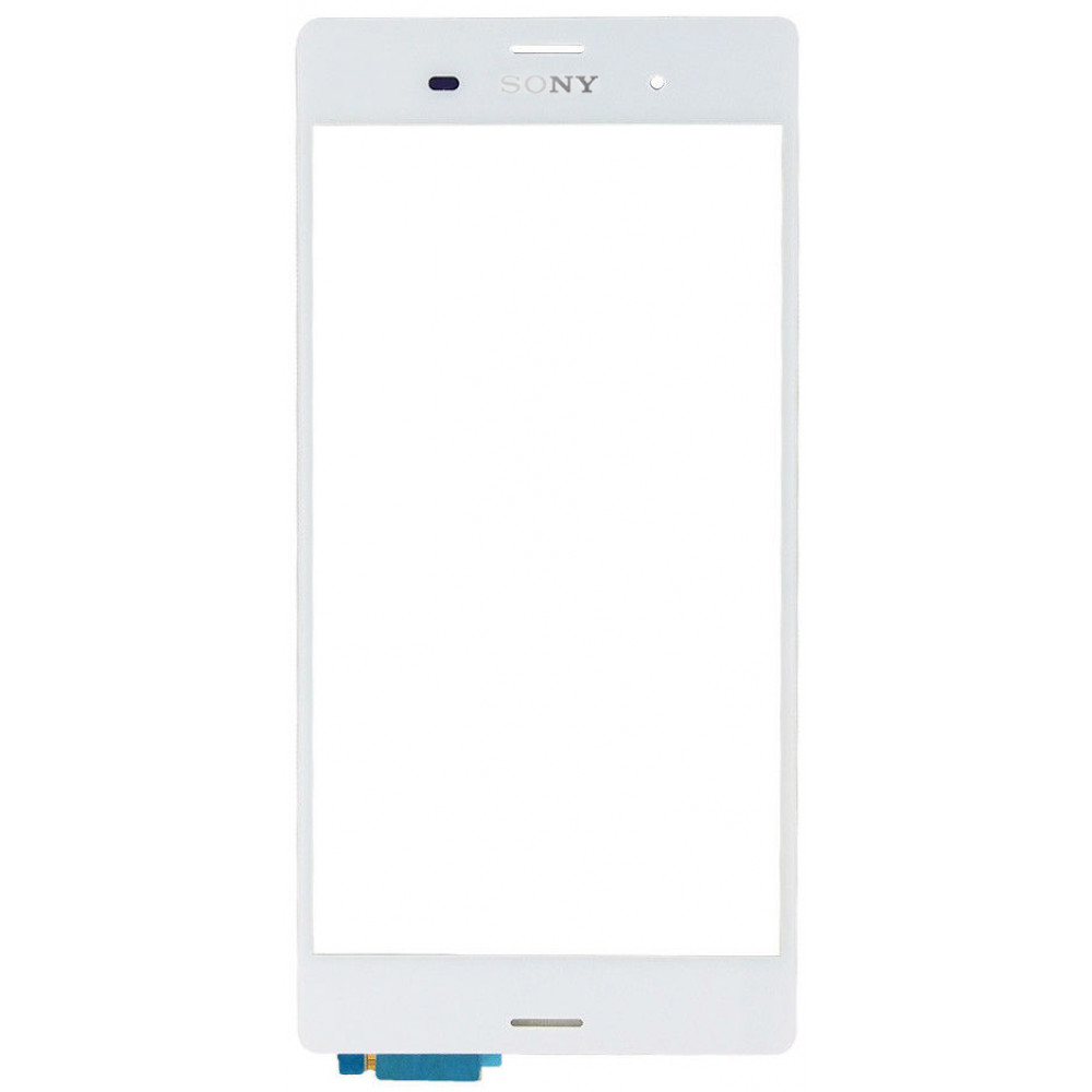 Сенсорное стекло (тачскрин) для Sony Xperia Z3, белое