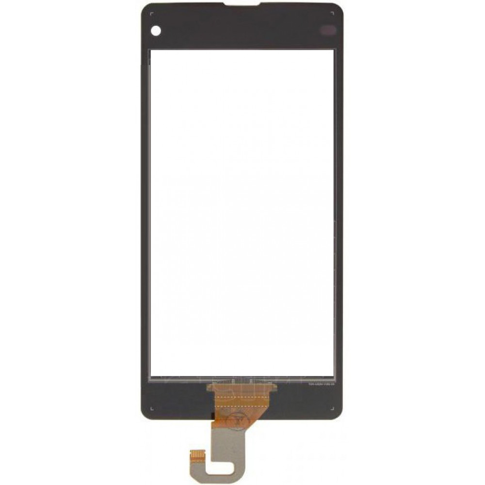Сенсорное стекло (тачскрин) для Sony Xperia Z1 Compact, черное