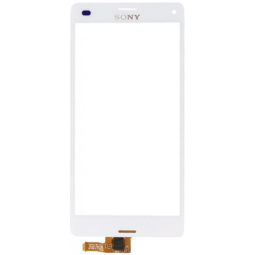 Сенсорное стекло (тачскрин) для Sony Xperia Z3 Compact, белое