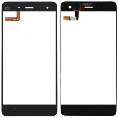 Сенсорное стекло (тачскрин) для Xiaomi Mi4, черное