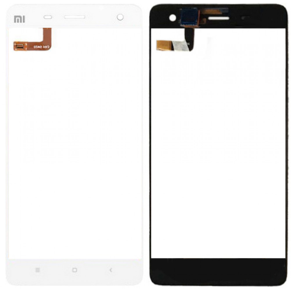 Сенсорное стекло (тачскрин) для Xiaomi Mi4, белое