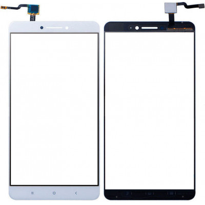 Сенсорное стекло (тачскрин) для Xiaomi Mi Max, белое